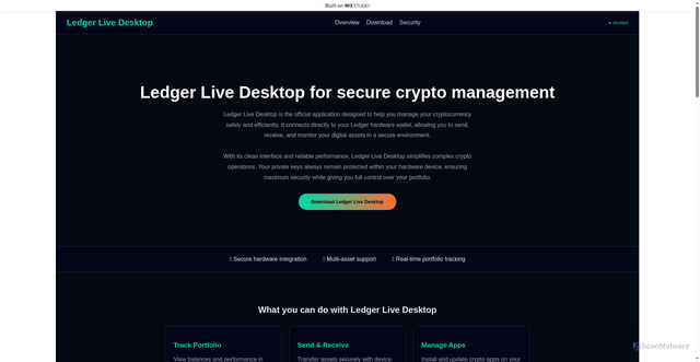 Security scan screenshot of https://name-desktop.wixstudio.com/us-en