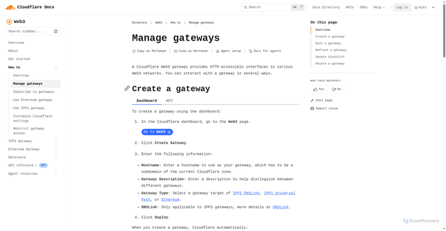 Security scan screenshot of http://ipfs.aibank.one/