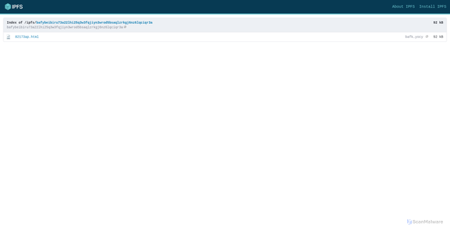 Security scan screenshot of http://bafybeibiru73a22lhi25q3w3fqjiyn3wrod5bsaqlzrkgj6nz6lqciqr3a.ipfs.dweb.link