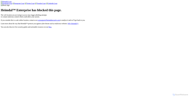 Security scan screenshot of https://rc-appcontrol.heimdalsecurity.com