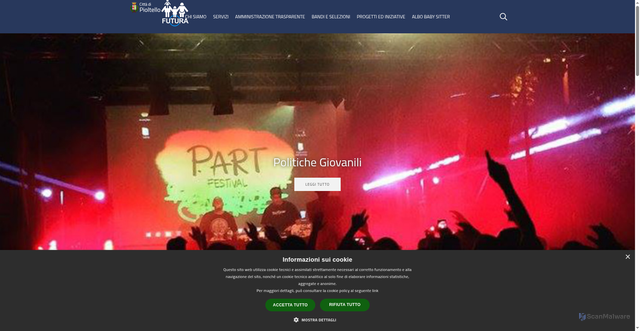 Security scan screenshot of https://www.aziendafutura.org/
