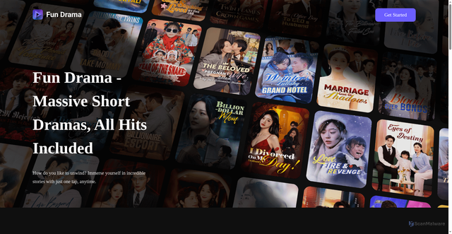 Security scan screenshot of https://dramaexpo.com