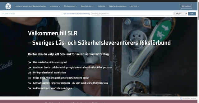 Security scan screenshot of https://lasinfo.se