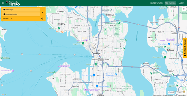 Security scan screenshot of https://tripplanner.kingcounty.gov/