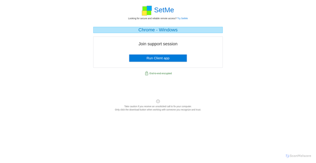 Security scan screenshot of https://set.me