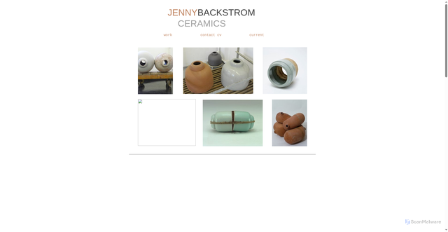Security scan screenshot of https://jennybackstrom.se