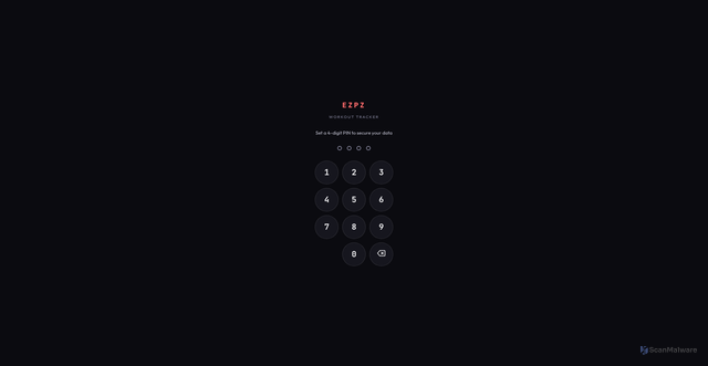 Security scan screenshot of https://ezpz-tracker.pages.dev/