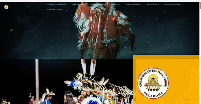 Security scan screenshot of https://www.ponca-nsn.gov/