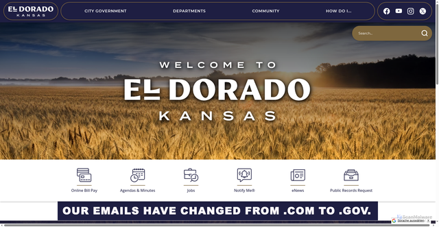 Security scan screenshot of https://eldoks.gov/