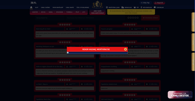 Security scan screenshot of https://meritling1689.com/comments