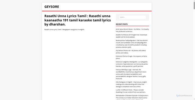 Security scan screenshot of https://resoyek.pages.dev/posts/rasathi-unna-lyrics-tamil/