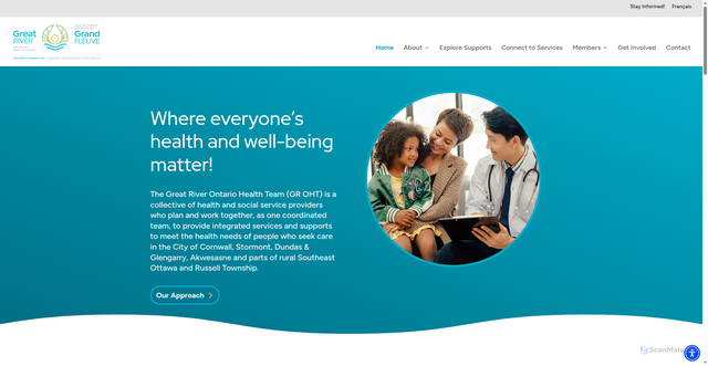 Security scan screenshot of https://groht.ca/