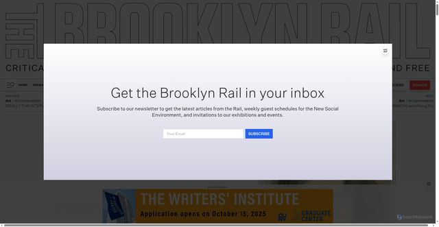 Security scan screenshot of https://brooklynrail.org/2014/03/art/fran-lebowitz/