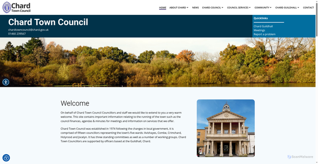 Security scan screenshot of https://chard.gov.uk/