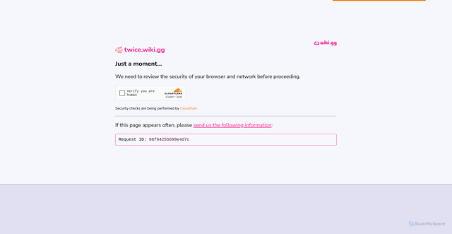 Security scan screenshot of https://twice.wiki.gg/wiki/Tzuyu