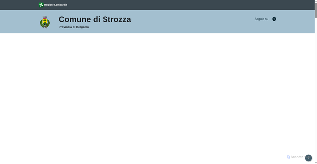 Security scan screenshot of https://www.comune.strozza.bg.it/hh/index.php