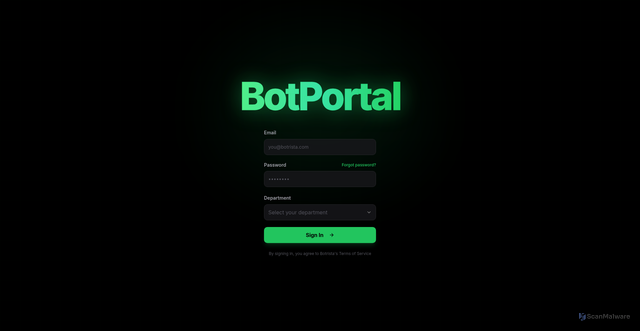 Security scan screenshot of https://botportal-temueo6fxf.edgeone.app/
