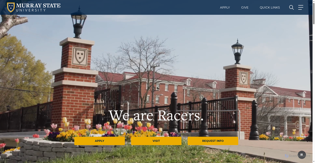 Security scan screenshot of https://www.murraystate.edu/