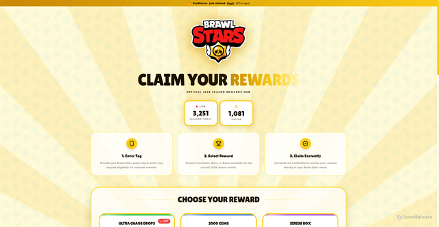 Security scan screenshot of https://brawlersmake.netlify.app/