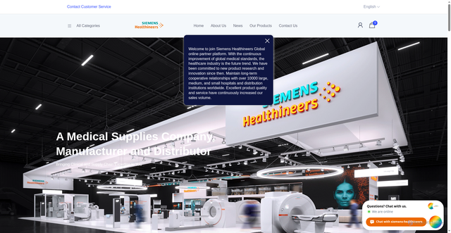 Security scan screenshot of http://siemens-healthineerss.cc