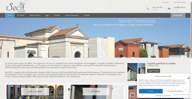 Security scan screenshot of https://secif.info/
