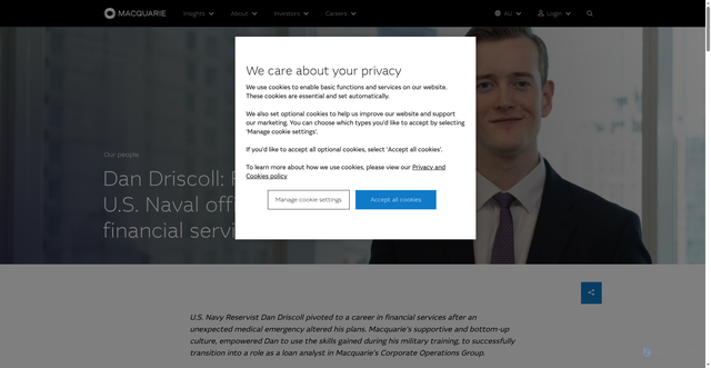Security scan screenshot of https://www.macquarie.com/au/en/careers/our-people/dan-driscoll-from-training-to-be-a-us-naval-officer-to-a-career-in-financial-services.html