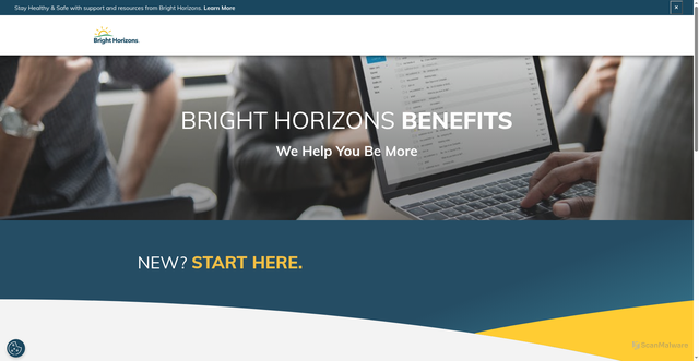Security scan screenshot of https://clients.brighthorizons.com