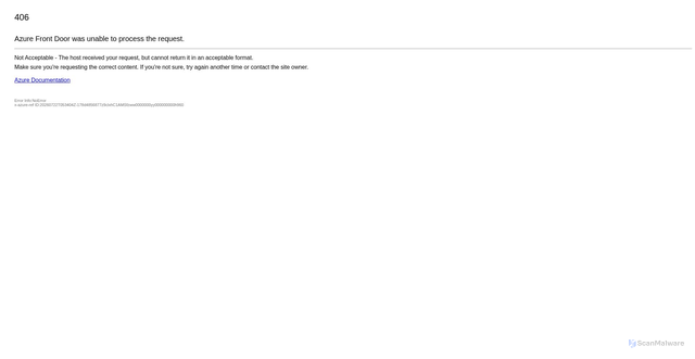 Security scan screenshot of https://hubcore.wbhud.com