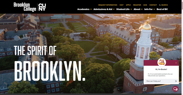 Security scan screenshot of https://brooklyn.edu