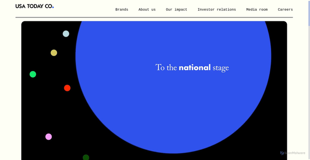 Security scan screenshot of https://www.usatodayco.com/