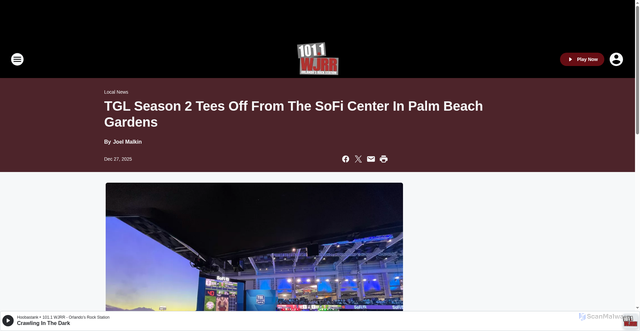Security scan screenshot of https://wjrr.iheart.com/content/2025-12-23-tgl-season-2-tees-off-from-the-sofi-center-in-palm-beach-gardens/