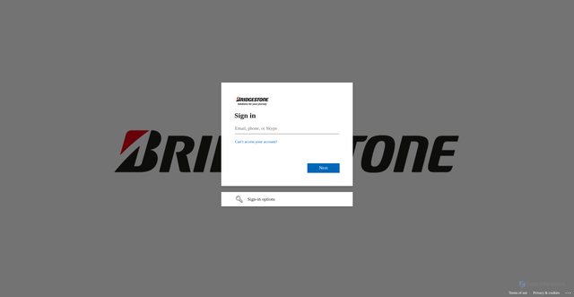 Security scan screenshot of https://support.mybridgestone.com