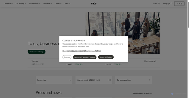 Security scan screenshot of https://sebkort.com/
