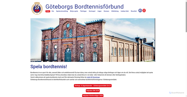 Security scan screenshot of https://gbtf.se