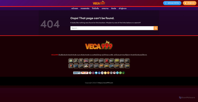 Security scan screenshot of https://veca999bet.com/category/blog/