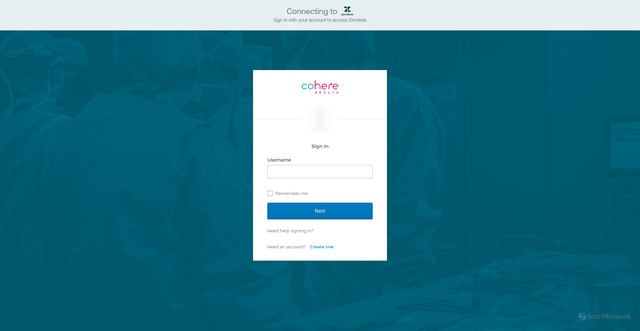 Security scan screenshot of https://coherehealth.zendesk.com
