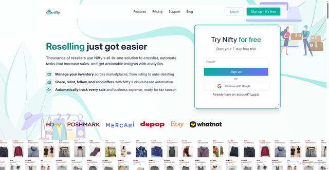 Security scan screenshot of https://nifty.ai/
