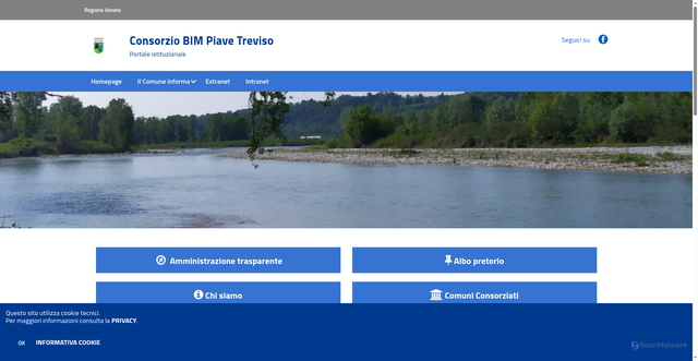 Security scan screenshot of https://www.bimpiavetreviso.it/hh/index.php?jvs=0&acc=1