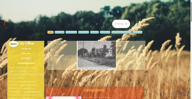 Security scan screenshot of https://www.ogden-ks.gov/