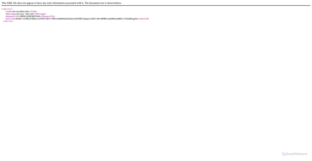 Security scan screenshot of https://lyftapi.s3.amazonaws.com