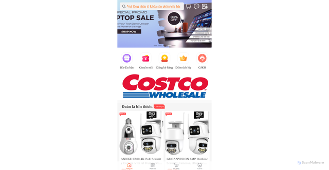 Security scan screenshot of https://costcovn369.com/