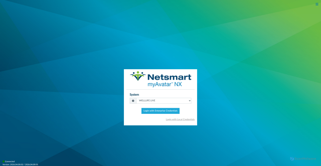Security scan screenshot of https://welllifenx.netsmartcloud.com
