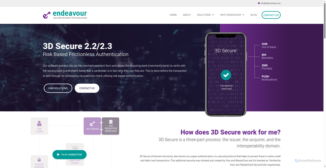 Security scan screenshot of https://threedsecurempi.com