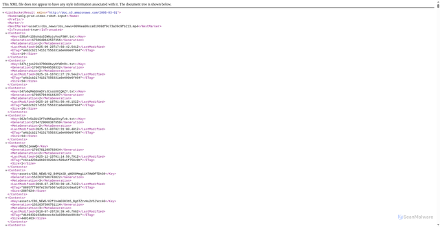 Security scan screenshot of https://splice-media.paramountplus.com