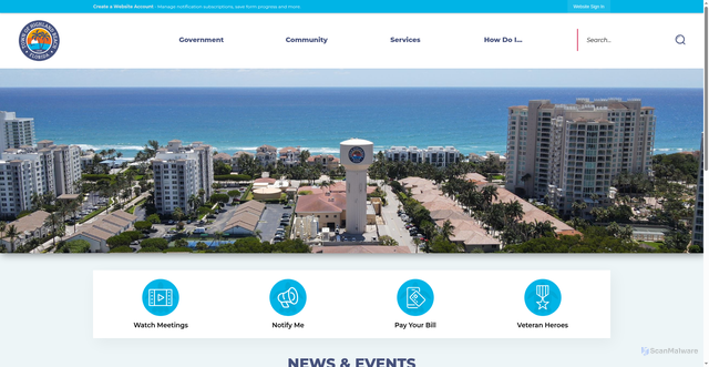 Security scan screenshot of https://highlandbeach.us/