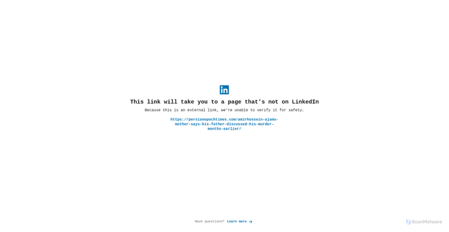 Security scan screenshot of lnkd.in