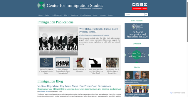 Security scan screenshot of https://cis.org