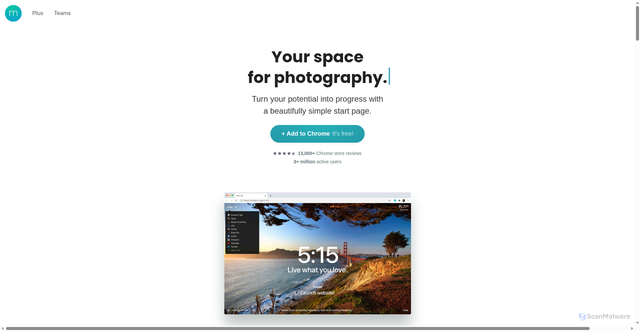 Security scan screenshot of https://momentumdash.com/
