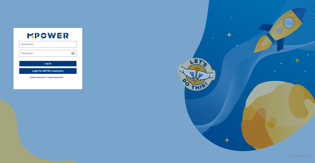 Security scan screenshot of https://metro.csod.com