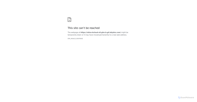 Security scan screenshot of https://vbiso-bcloud-v6.gtm.b.g4.bdydns.com
